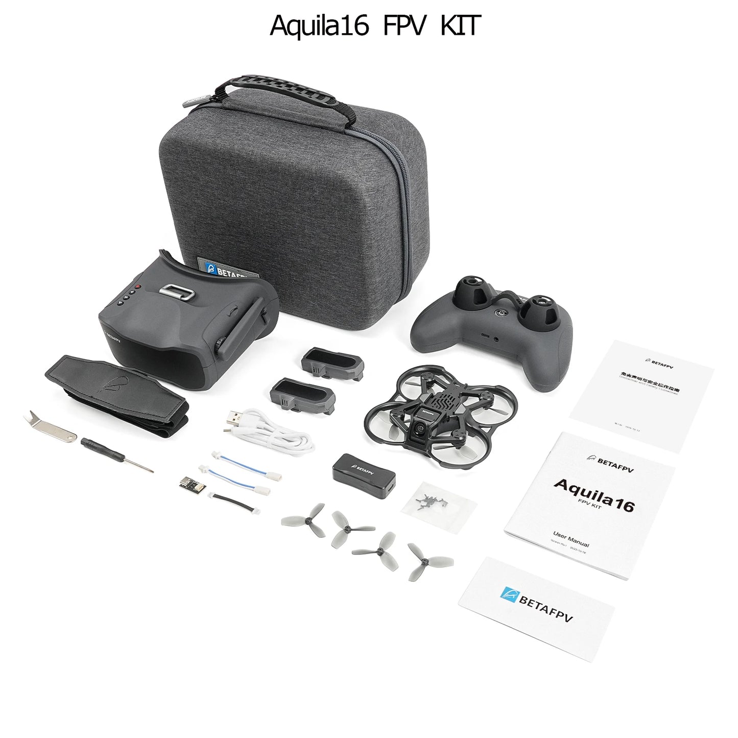 Aquiala16 FPV + KIT Brushless Racing Drone
