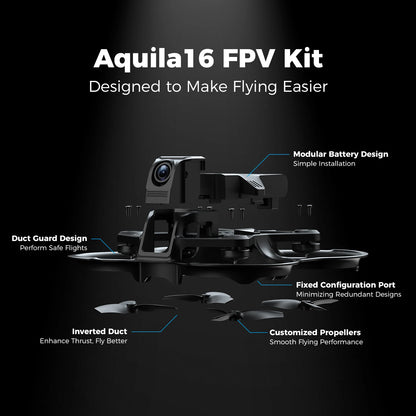 Aquiala16 FPV + KIT Brushless Racing Drone